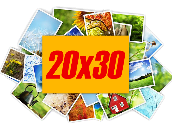 Печать фотографий 20х30