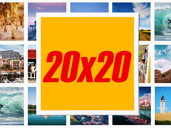 Печать фотографий 20х20